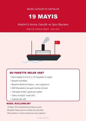19 Mayıs pano paketi kapağı