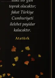 Atatürk Anma Panosu — Ebedî Önder (12 sayfa · 84 × 89 cm) — 9. sayfa