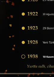 Atatürk Anma Panosu — Saat 09.05 (8 sayfa · 84 × 59 cm) — 8. sayfa