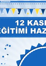 12 Kasım Afet Eğitimi Hazırlık Günü Pano Şeridi ve 6 Bilgi Posteri (8 parça · 84 × 59 cm) — 3. sayfa