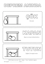 12 Kasım Afet Eğitimi Hazırlık Günü Pano ve Etkinlik Paketi — 7. sayfa