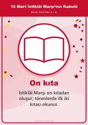 12 Mart İstiklâl Marşı’nın Kabulü Pano Şeridi ve 6 Bilgi Posteri (8 parça · 84 × 59 cm) — 12. sayfa