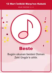 12 Mart İstiklâl Marşı’nın Kabulü Pano Şeridi ve 6 Bilgi Posteri (8 parça · 84 × 59 cm) — 13. sayfa