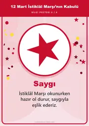 12 Mart İstiklâl Marşı’nın Kabulü Pano Şeridi ve 6 Bilgi Posteri (8 parça · 84 × 59 cm) — 15. sayfa