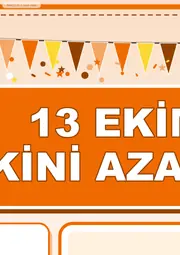13 Ekim Dünya Afet Risklerinin Azaltılması Günü Dev Panosu (12 parça · 84 × 89 cm) — 3. sayfa