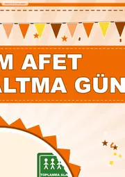13 Ekim Dünya Afet Risklerinin Azaltılması Günü Pano Şeridi ve 6 Bilgi Posteri (8 parça · 84 × 59 cm) — 4. sayfa