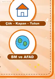 13 Ekim Dünya Afet Risklerinin Azaltılması Günü Pano Şeridi ve 6 Bilgi Posteri (8 parça · 84 × 59 cm) — 9. sayfa