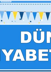 14 Kasım Dünya Diyabet Günü Dev Panosu (12 parça · 84 × 89 cm) — 3. sayfa