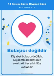 14 Kasım Dünya Diyabet Günü Pano Şeridi ve 6 Bilgi Posteri (8 parça · 84 × 59 cm) — 14. sayfa