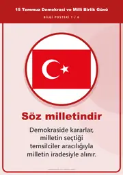 15 Temmuz Demokrasi ve Millî Birlik Günü Pano Şeridi ve 6 Bilgi Posteri (8 parça · 84 × 59 cm) — 10. sayfa