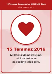 15 Temmuz Demokrasi ve Millî Birlik Günü Pano Şeridi ve 6 Bilgi Posteri (8 parça · 84 × 59 cm) — 12. sayfa