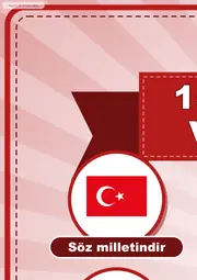 15 Temmuz Demokrasi ve Millî Birlik Günü Pano Şeridi ve 6 Bilgi Posteri (8 parça · 84 × 59 cm) — 2. sayfa