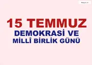 15 Temmuz Demokrasi ve Millî Birlik Günü Pano ve Etkinlik Paketi — 12. sayfa