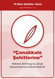 18 Mart Şehitler Günü Pano Şeridi ve 6 Bilgi Posteri (8 parça · 84 × 59 cm) — 14. sayfa