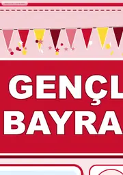 19 Mayıs Atatürk’ü Anma, Gençlik ve Spor Bayramı Dev Panosu (12 parça · 84 × 89 cm) — 4. sayfa
