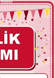 19 Mayıs Atatürk’ü Anma, Gençlik ve Spor Bayramı Dev Panosu (12 parça · 84 × 89 cm) — 5. sayfa