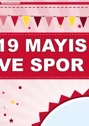 19 Mayıs Atatürk’ü Anma, Gençlik ve Spor Bayramı Pano Şeridi ve 6 Bilgi Posteri (8 parça · 84 × 59 cm) — 3. sayfa