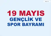 19 Mayıs Atatürk’ü Anma, Gençlik ve Spor Bayramı Pano ve Etkinlik Paketi — 12. sayfa