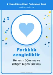 2 Nisan Dünya Otizm Farkındalık Günü Pano Şeridi ve 6 Bilgi Posteri (8 parça · 84 × 59 cm) — 15. sayfa