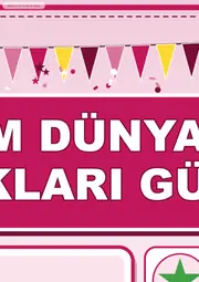 20 Kasım Dünya Çocuk Hakları Günü Dev Panosu (12 parça · 84 × 89 cm) — 4. sayfa