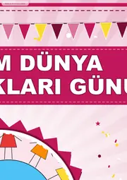 20 Kasım Dünya Çocuk Hakları Günü Pano Şeridi ve 6 Bilgi Posteri (8 parça · 84 × 59 cm) — 4. sayfa