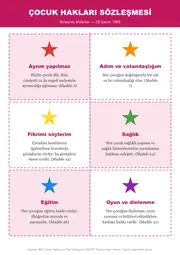 20 Kasım Dünya Çocuk Hakları Günü Pano ve Etkinlik Paketi — 8. sayfa