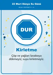 22 Mart Dünya Su Günü Pano Şeridi ve 6 Bilgi Posteri (8 parça · 84 × 59 cm) — 14. sayfa