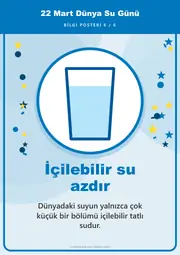 22 Mart Dünya Su Günü Pano Şeridi ve 6 Bilgi Posteri (8 parça · 84 × 59 cm) — 15. sayfa