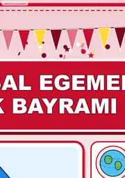 23 Nisan Ulusal Egemenlik ve Çocuk Bayramı Dev Panosu (12 parça · 84 × 89 cm) — 4. sayfa