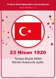 23 Nisan Ulusal Egemenlik ve Çocuk Bayramı Pano Şeridi ve 6 Bilgi Posteri (8 parça · 84 × 59 cm) — 10. sayfa