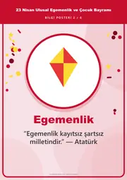 23 Nisan Ulusal Egemenlik ve Çocuk Bayramı Pano Şeridi ve 6 Bilgi Posteri (8 parça · 84 × 59 cm) — 11. sayfa