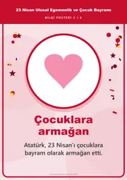 23 Nisan Ulusal Egemenlik ve Çocuk Bayramı Pano Şeridi ve 6 Bilgi Posteri (8 parça · 84 × 59 cm) — 12. sayfa