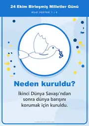 24 Ekim Birleşmiş Milletler Günü Pano Şeridi ve 6 Bilgi Posteri (8 parça · 84 × 59 cm) — 10. sayfa