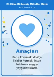 24 Ekim Birleşmiş Milletler Günü Pano Şeridi ve 6 Bilgi Posteri (8 parça · 84 × 59 cm) — 14. sayfa