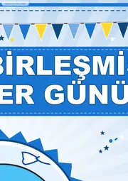 24 Ekim Birleşmiş Milletler Günü Pano Şeridi ve 6 Bilgi Posteri (8 parça · 84 × 59 cm) — 4. sayfa