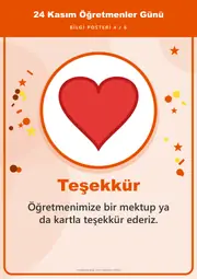 24 Kasım Öğretmenler Günü Pano Şeridi ve 6 Bilgi Posteri (8 parça · 84 × 59 cm) — 13. sayfa