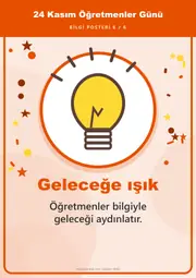 24 Kasım Öğretmenler Günü Pano Şeridi ve 6 Bilgi Posteri (8 parça · 84 × 59 cm) — 15. sayfa