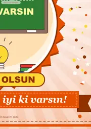24 Kasım Öğretmenler Günü Pano Şeridi ve 6 Bilgi Posteri (8 parça · 84 × 59 cm) — 8. sayfa