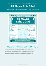 25 Mayıs Etik Günü Dev Panosu (12 parça · 84 × 89 cm) — 1. sayfa