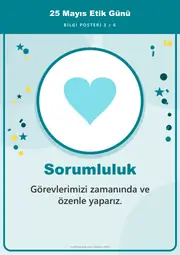 25 Mayıs Etik Günü Pano Şeridi ve 6 Bilgi Posteri (8 parça · 84 × 59 cm) — 12. sayfa