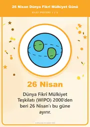 26 Nisan Dünya Fikrî Mülkiyet Günü Pano Şeridi ve 6 Bilgi Posteri (8 parça · 84 × 59 cm) — 10. sayfa