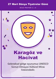 27 Mart Dünya Tiyatrolar Günü Pano Şeridi ve 6 Bilgi Posteri (8 parça · 84 × 59 cm) — 11. sayfa