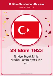 29 Ekim Cumhuriyet Bayramı Pano Şeridi ve 6 Bilgi Posteri (8 parça · 84 × 59 cm) — 10. sayfa