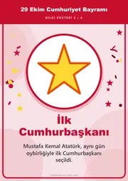 29 Ekim Cumhuriyet Bayramı Pano Şeridi ve 6 Bilgi Posteri (8 parça · 84 × 59 cm) — 11. sayfa
