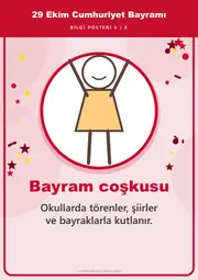 29 Ekim Cumhuriyet Bayramı Pano Şeridi ve 6 Bilgi Posteri (8 parça · 84 × 59 cm) — 13. sayfa