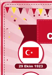 29 Ekim Cumhuriyet Bayramı Pano Şeridi ve 6 Bilgi Posteri (8 parça · 84 × 59 cm) — 2. sayfa