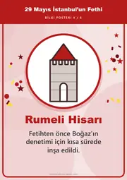 29 Mayıs İstanbul’un Fethi Pano Şeridi ve 6 Bilgi Posteri (8 parça · 84 × 59 cm) — 13. sayfa