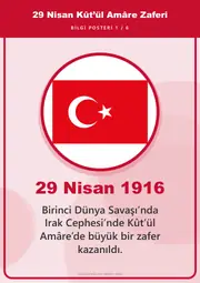 29 Nisan Kût’ül Amâre Zaferi Pano Şeridi ve 6 Bilgi Posteri (8 parça · 84 × 59 cm) — 10. sayfa