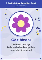 3 Aralık Dünya Engelliler Günü Pano Şeridi ve 6 Bilgi Posteri (8 parça · 84 × 59 cm) — 11. sayfa