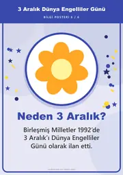3 Aralık Dünya Engelliler Günü Pano Şeridi ve 6 Bilgi Posteri (8 parça · 84 × 59 cm) — 15. sayfa